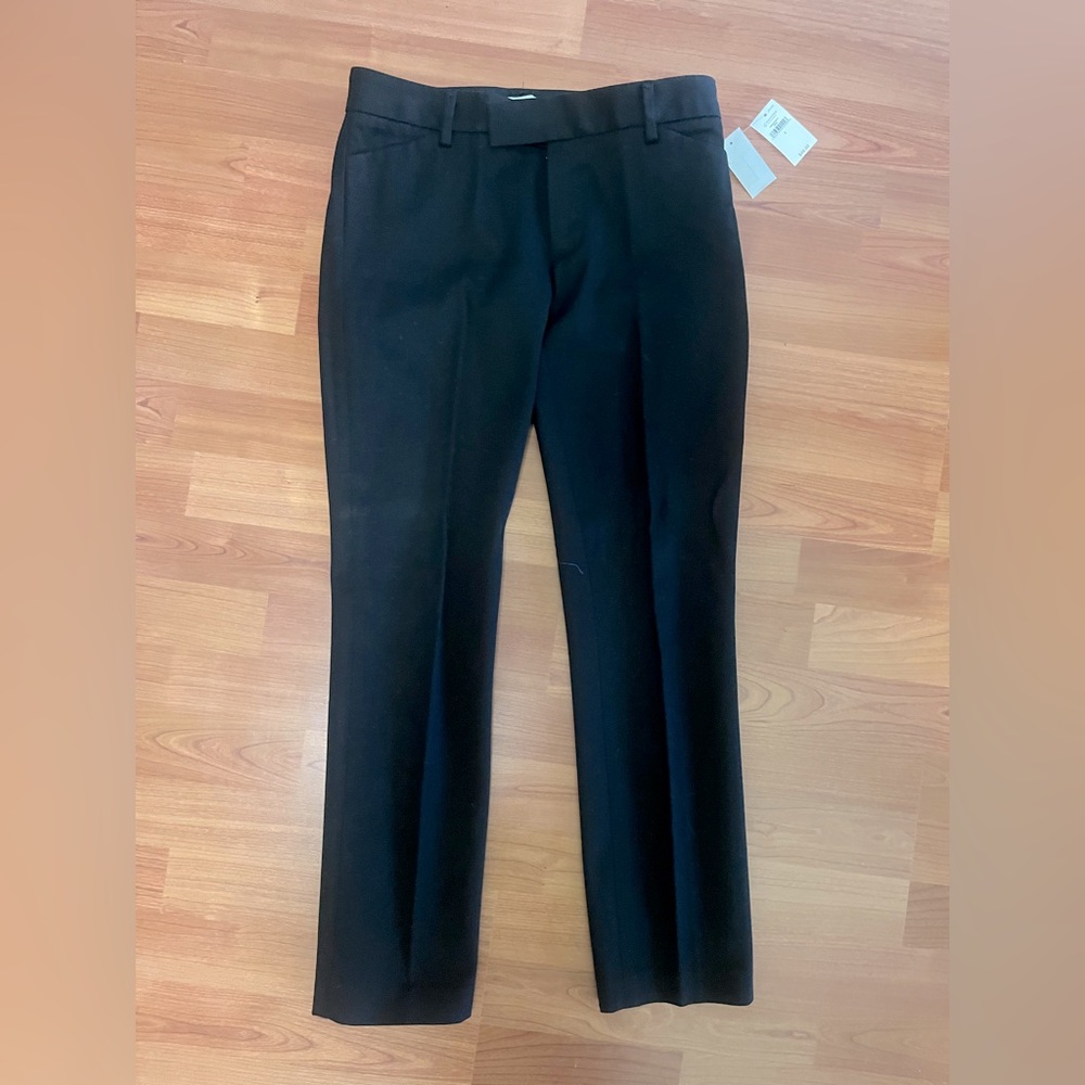 NWT GAP Black Trousers Work Pants Sz 2